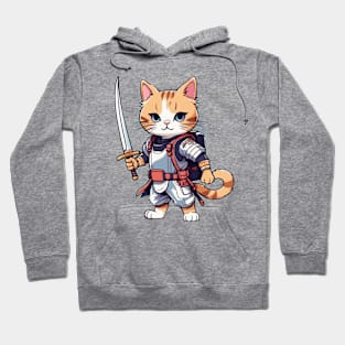 Adventure samurai cat Hoodie